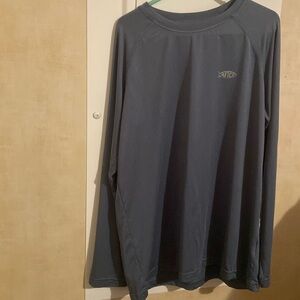 Boys American fishing tackle co youth medium gray in good condition